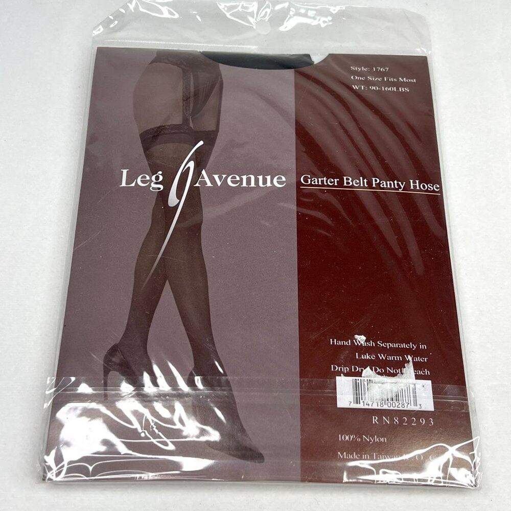 New Leg Avenue Garter Belt Pantyhose